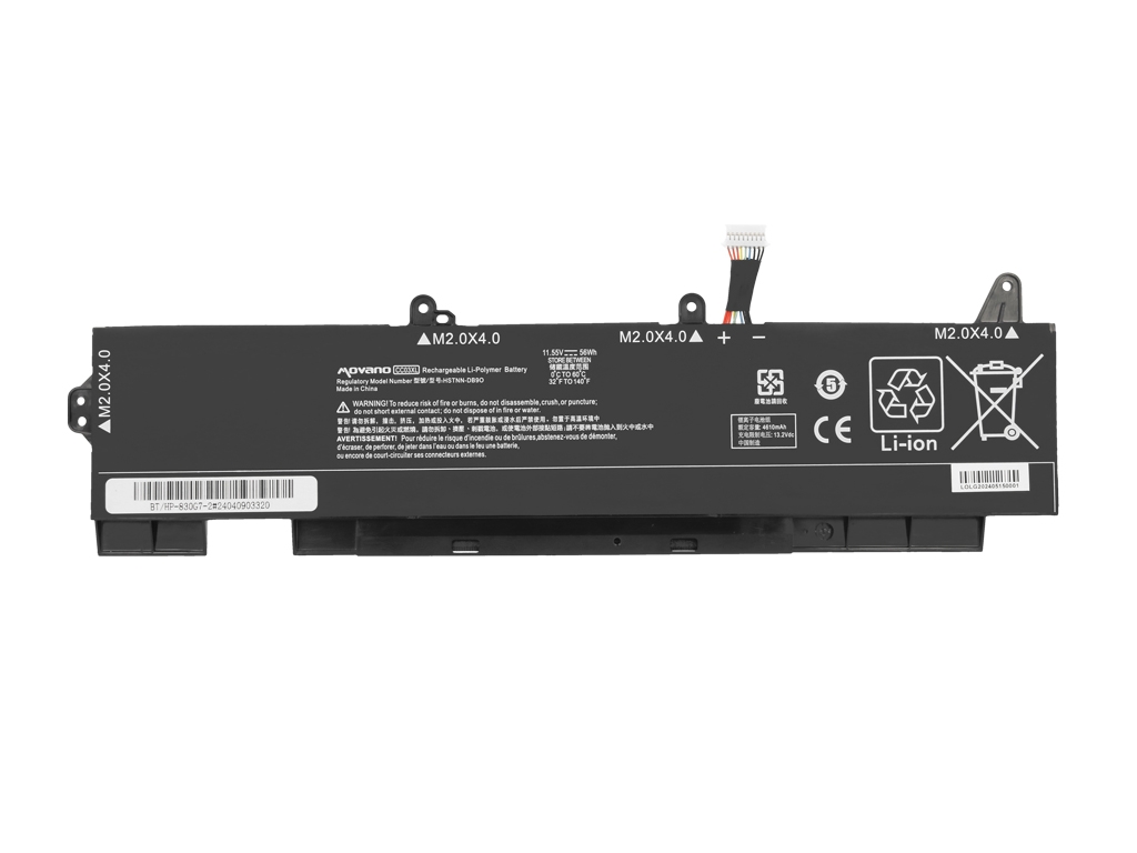Bateria do laptopa HP EliteBook 850, 855 (G7, G8), ZBook Firefly 15 (G7, G8) 11.55 V 4848 mAh - obrazek 3