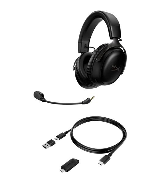 Słuchawki bezprzewodowe HyperX Cloud III Wireless Czarne - obrazek 5