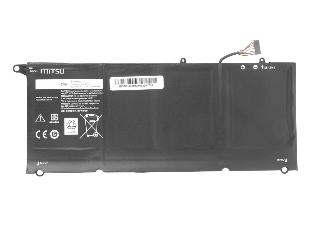 Bateria do laptopa Dell XPS 13 (9360) 7.6 V 6100 mAh - obrazek 2
