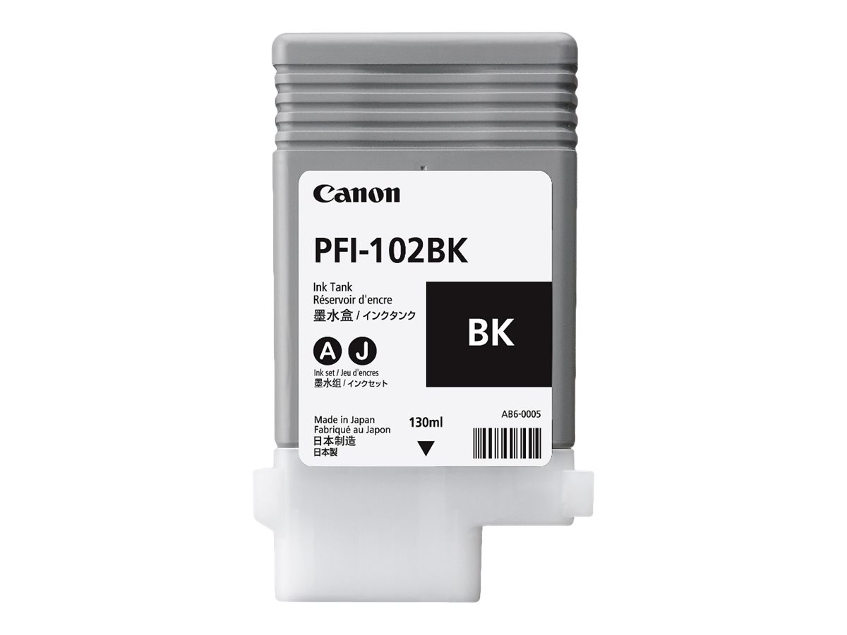 Tusz Canon PFI-102BK Black 130 ml.