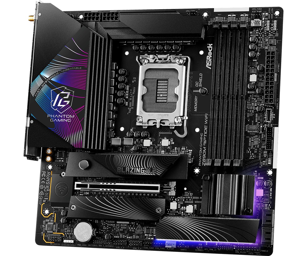 Płyta Socket LGA1851 ASRock Z890M RIPTIDE WIFI - obrazek 5