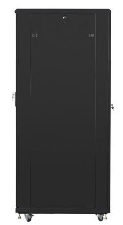 Szafa stojąca rack 19" 42U 800x1000mm czarna (drzwi przednie perforowane) Lanberg - obrazek 3