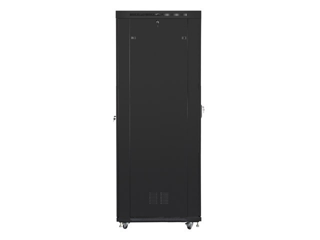 Szafa stojąca rack 19" 47U 800x1000mm czarna (drzwi przednie szklane) LCD Lanberg - obrazek 3