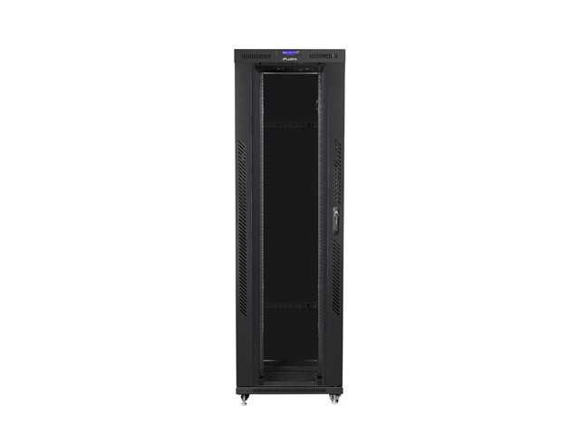 Szafa stojąca rack 19" 42U 800x1200mm czarna (drzwi przednie szklane) LCD Lanberg - obrazek 3