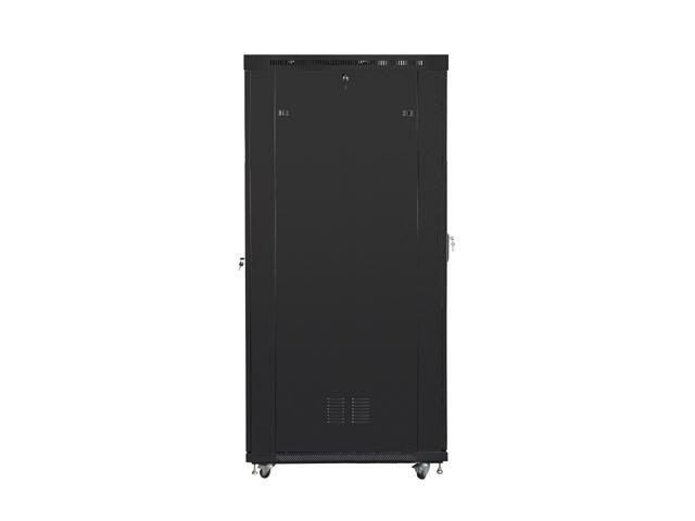 Szafa stojąca rack 19" 42U 800x1200mm czarna (drzwi przednie szklane) LCD Lanberg - obrazek 4