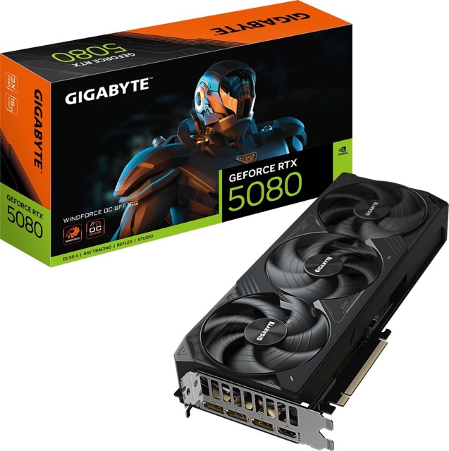 GeForce RTX 5080 16GB Gigabyte WindForce OC SFF