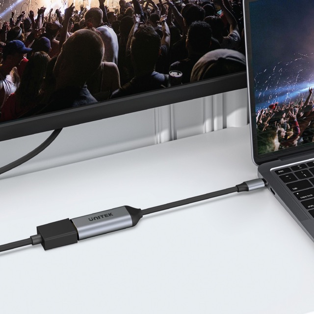 Adapter USB Type-C męski na HDMI żeński 4K Unitek - obrazek 3