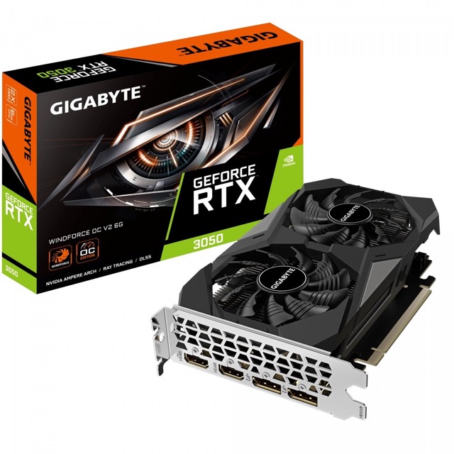 GeForce RTX 3050 6GB Gigabyte Windforce OC