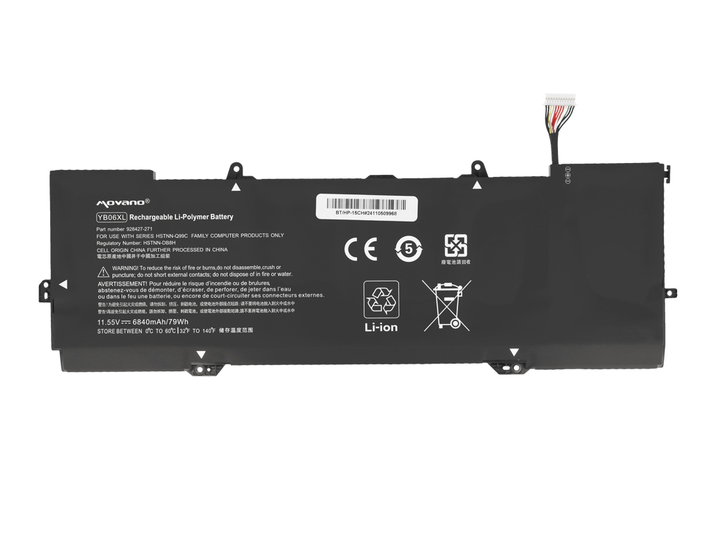 Bateria do laptopa HP Spectre 15-ch 11.55V 6840mAh - obrazek 2