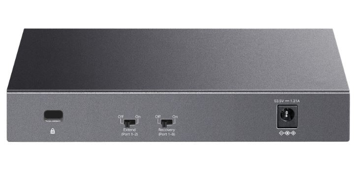 Switch TP-Link LS108GP 8x10/100/1000 MB/s 8xPoE+ - Metalowa obudowa - obrazek 3