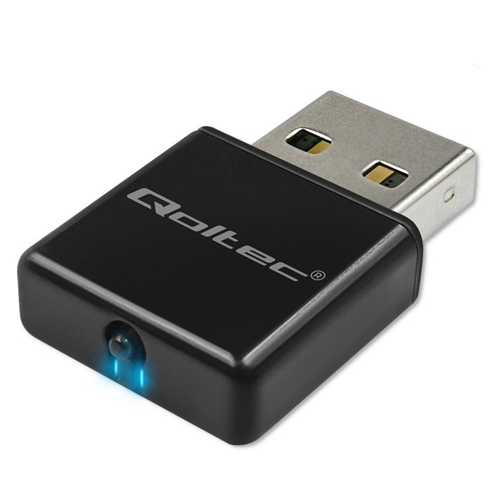 Bezprzewodowa karta sieciowa USB Wi-Fi 300Mbps 802.11n Qoltec Nano - obrazek 3