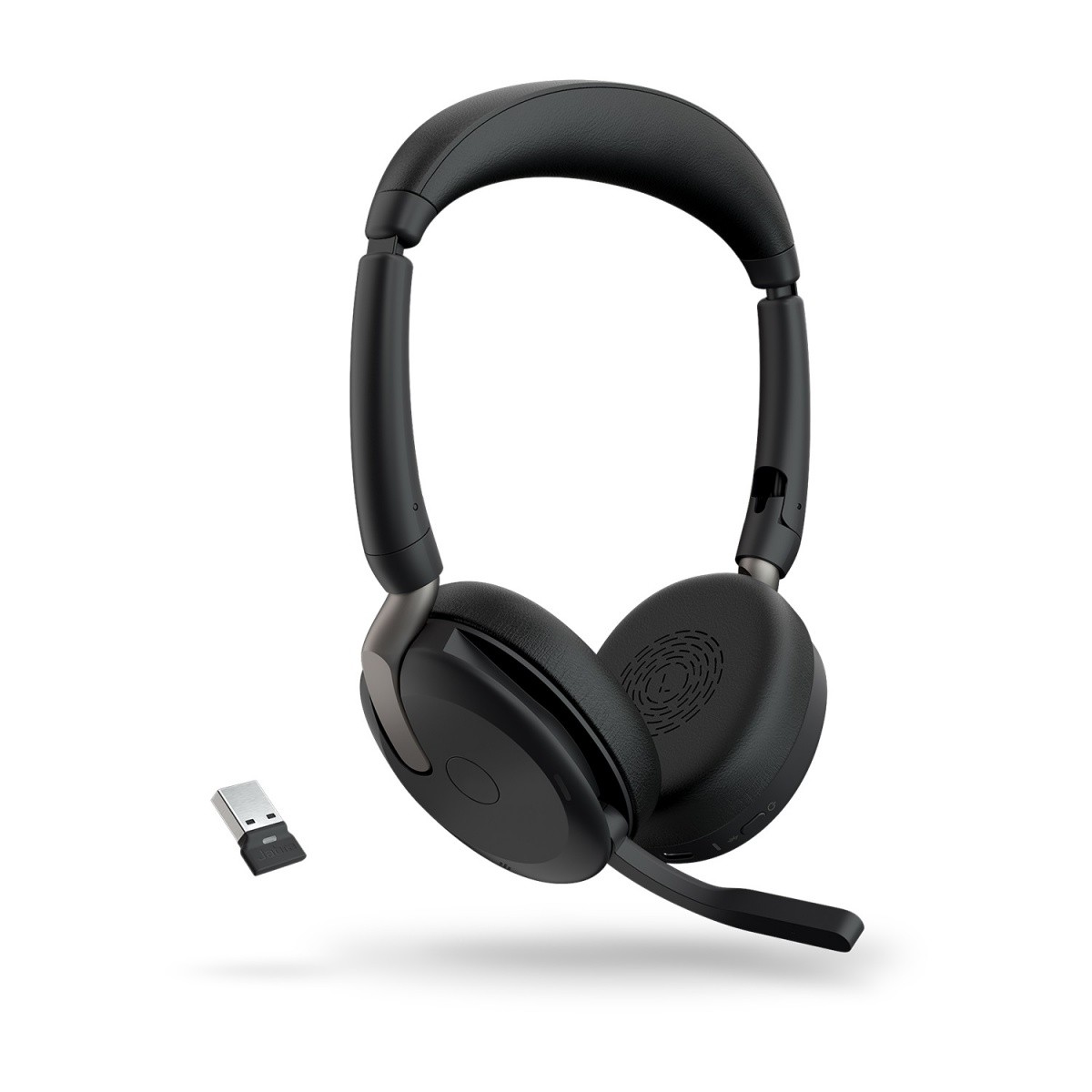 Słuchawki bezprzewodowe Jabra Evolve2 65 Flex Link380a MS Stereo Black - obrazek 2