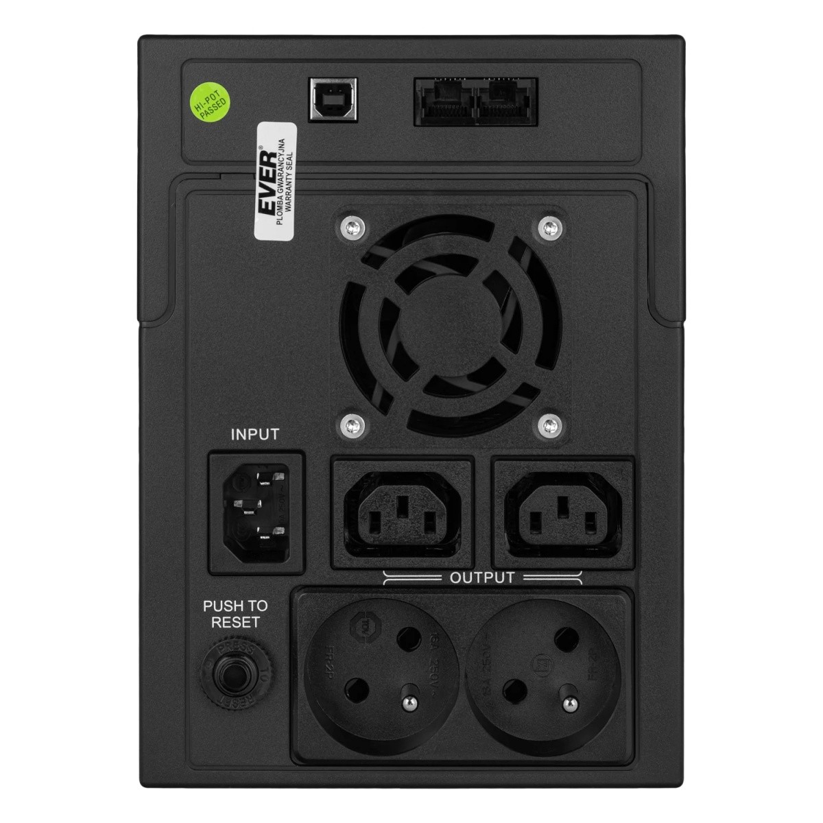 Zasilacz awaryjny UPS - Ever Easyline 2200 AVR USB - obrazek 3