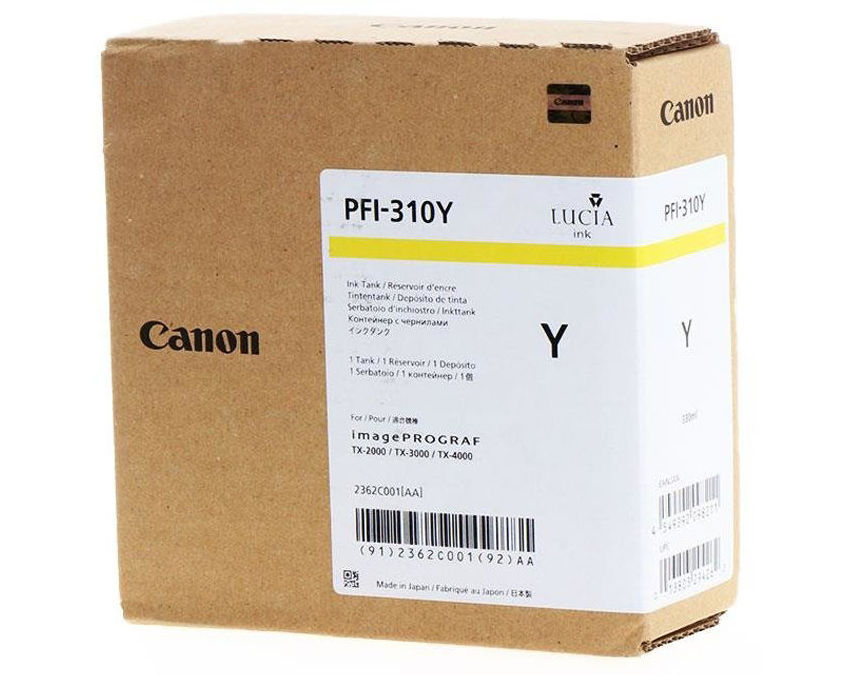 Tusz Canon PFI-310Y Yellow 330 ml