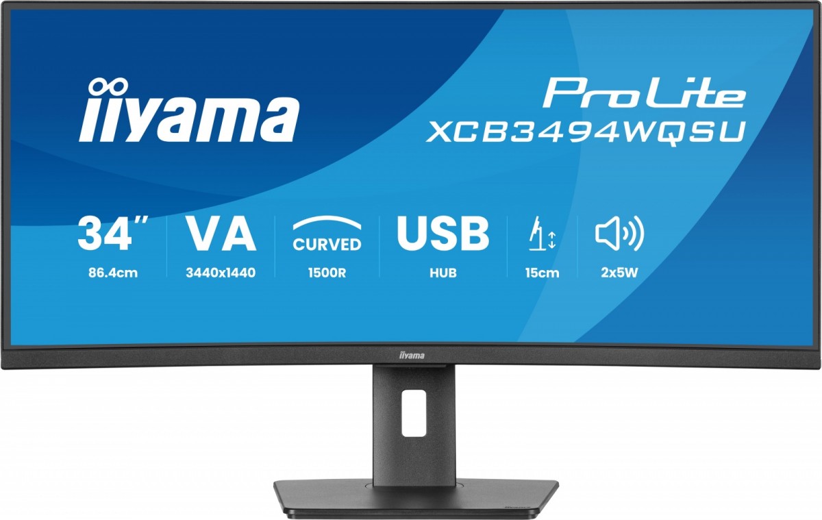 Monitor 34" iiyama ProLite XCB3494WQSU-B1