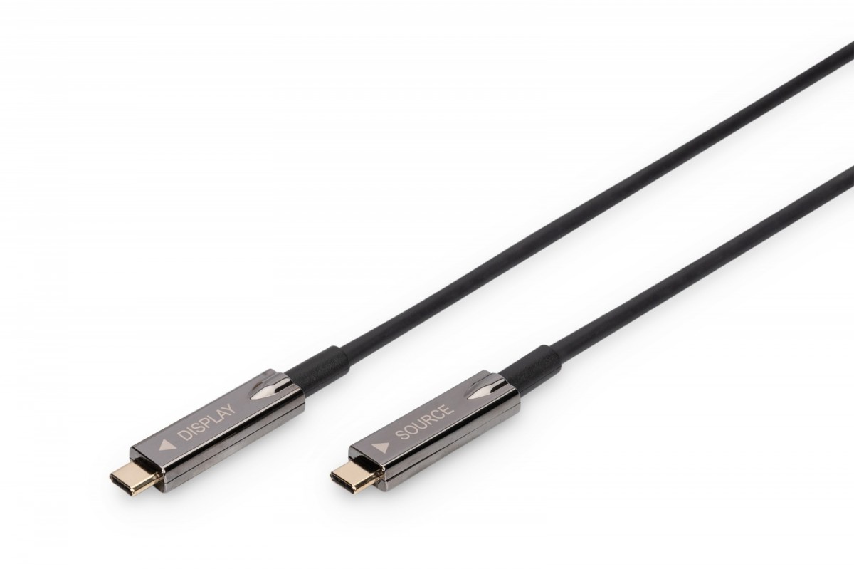 Kabel USB Type-C 20.0 m Digitus AOC 4K 60Hz