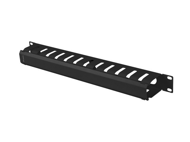 Organizer kabli 19'' 1U Typ A czarny Lanberg