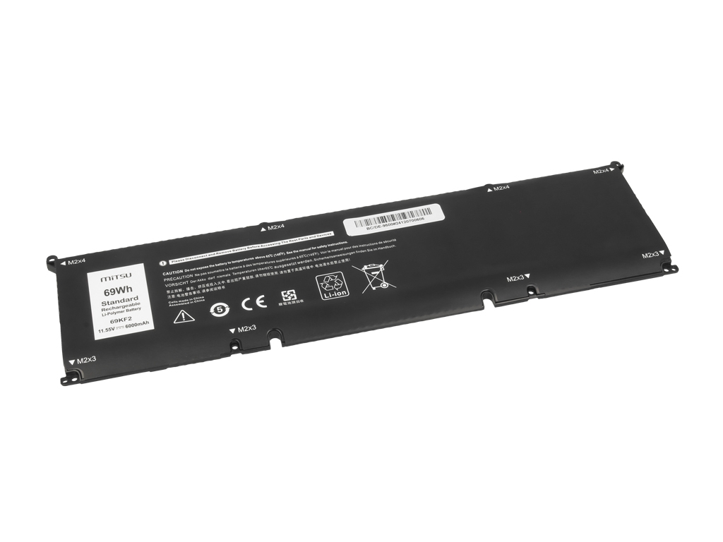 Bateria do laptopa Dell Alienware M15 M17 R3, XPS 15  11.55 V  6000 mAh