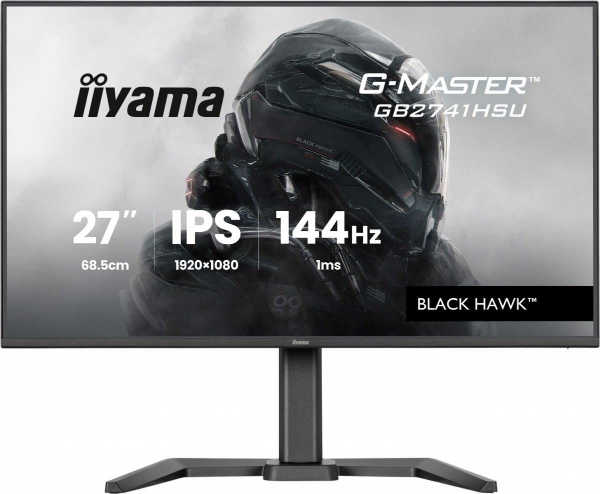 Monitor 27" iiyama G-MASTER gaming series GB2741HSU-B1  Black Hawk