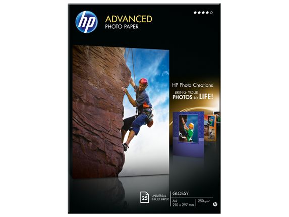 Papier HP A4 250g Advanced Glossy Photo 25 szt.
