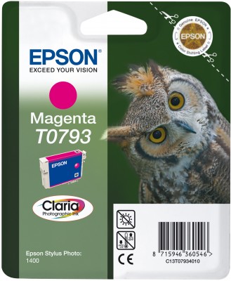 Tusz Epson T0793 Magenta 470 str.