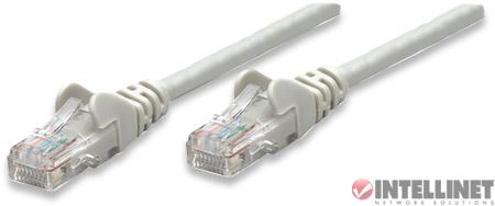 Kabel RJ45/RJ45  1 m    Patchcord  Kategoria 5e  Szary