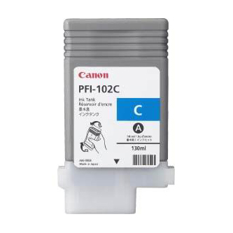 Tusz Canon PFI-102C Cyan 130 ml. - obrazek 2