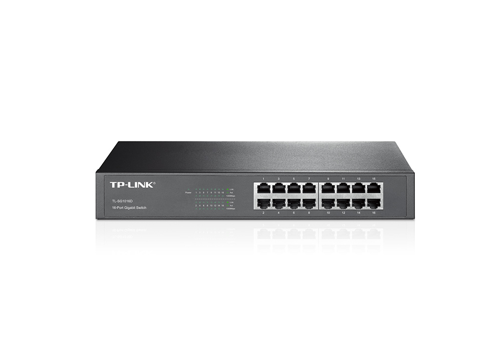 Switch TP-Link TL-SG1016D 16x10/100/1000 MB/s  Rack