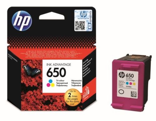Tusz HP 650 CZ102AE Color 200 str.