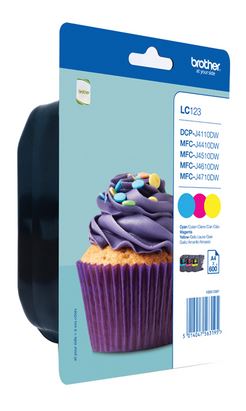 Tusze Brother LC123 C/M/Y