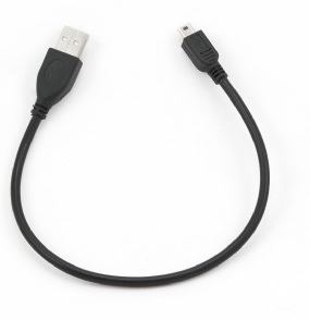 Kabel USB 2.0 męski A na miniUSB typ CANON (5-pin) męski 0.3m Gembird - obrazek 2