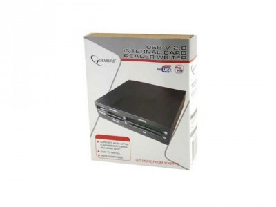 Czytnik kart pamieci 3.5" 44 w 1 + USB 2.0 Czarny - obrazek 3