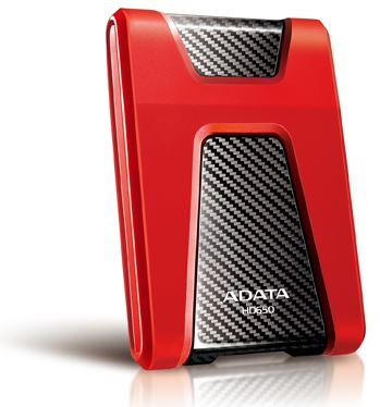 HDD  USB 3.0  1TB Adata HD650 Czerwony