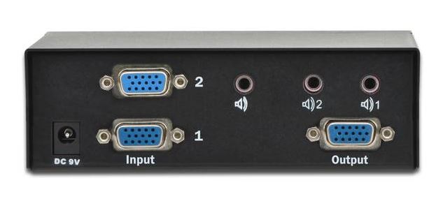 Przełącznik - Switch VGA 2/1 - 2 nadajniki - 1 odbiornik Digitus - obrazek 4