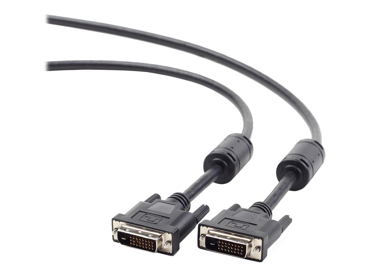 Kabel DVI-D męski na DVI-D męski 24+1 Dual Link 1.8m Gembird