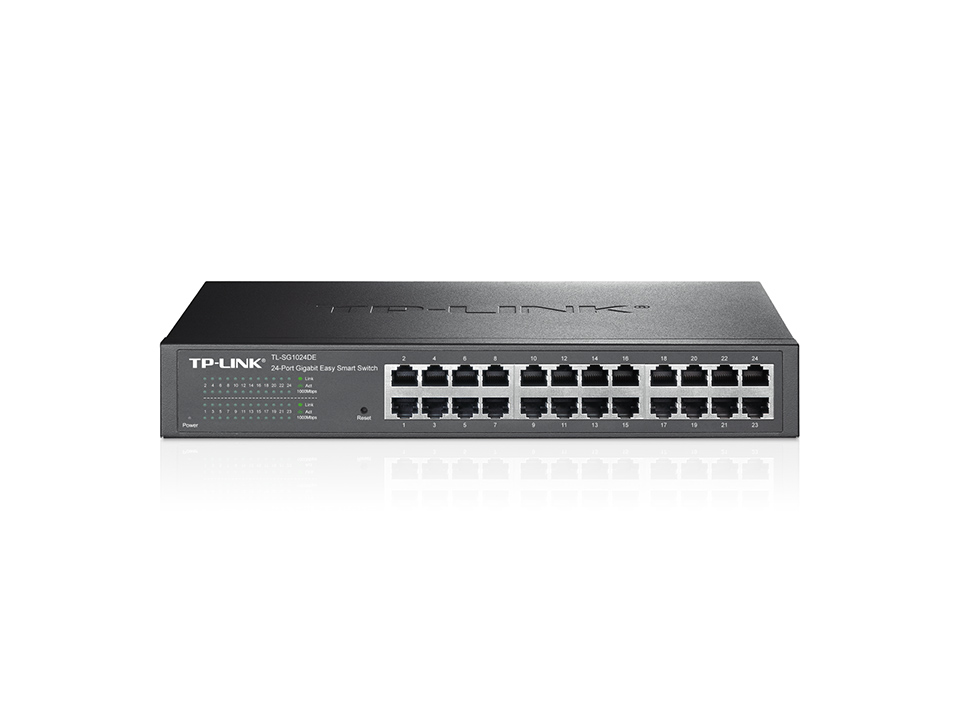 Switch TP-Link TL-SG1024DE  24x10/100/1000 MB/s Easy Smart  Rack
