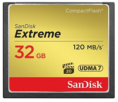 - karta pamieci CF 32GB SanDisk Extreme 120MB/85MB