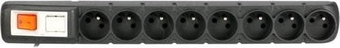 Listwa zasilająca Acar S8 PRO  8 gniazd  1.5 m  Czarna