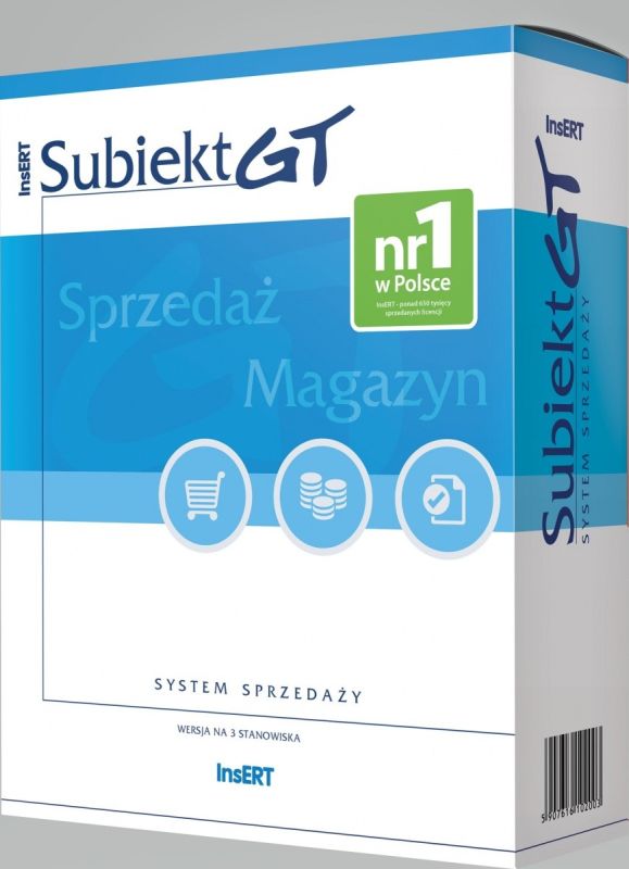 InsERT Subiekt GT licencja na 3 stanowiska