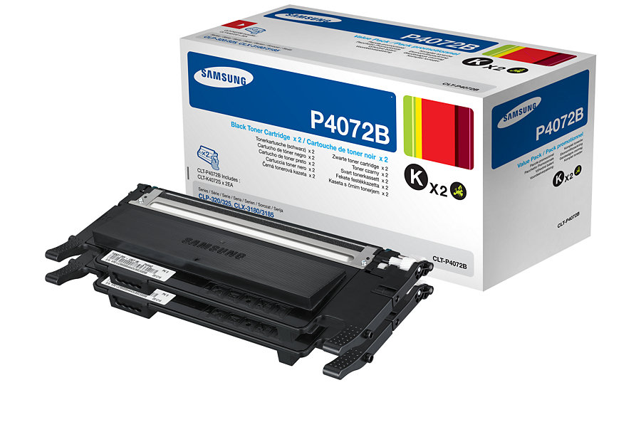 Toner Samsung  CLT-P4072B 2-Pack  Black  3000 str.