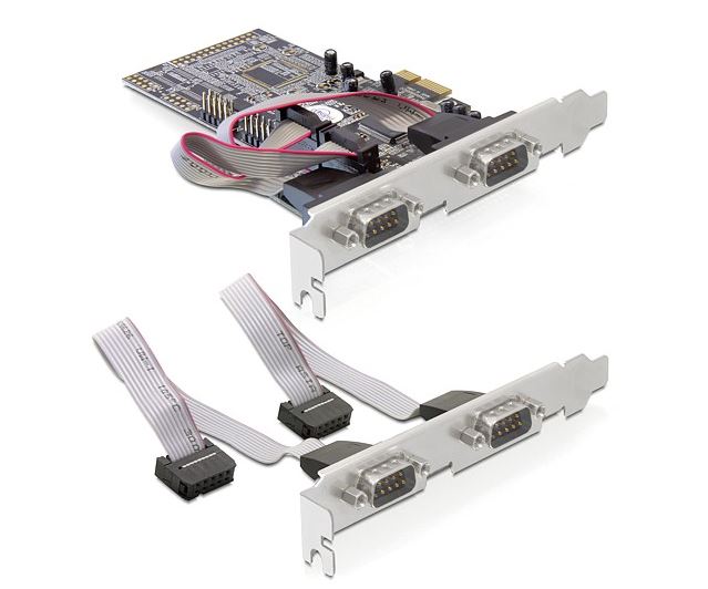 Kontroler PCI Express I/O 4 x RS-232  Delock