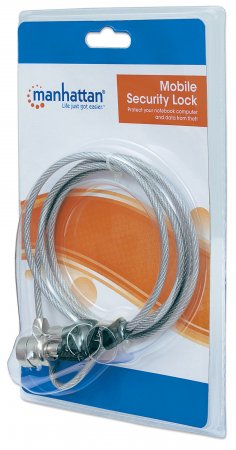 Linka zabezpieczająca do laptopa na kluczyk Manhattan - obrazek 2