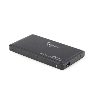 Obudowa  do HDD/SSD 2.5"  USB 3.0  Gembird  Aluminiowa - Czarna