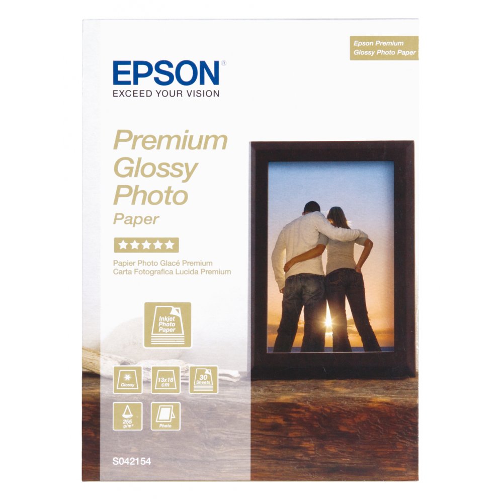 Papier Epson 13x18 255g Premium Glossy Photo 30 szt.