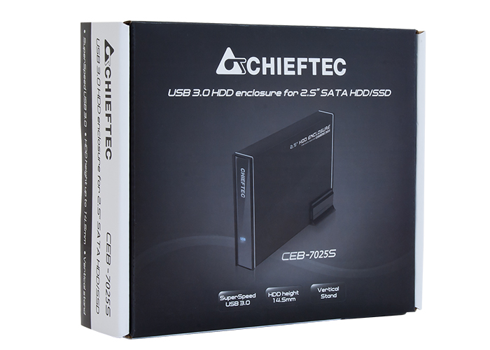 Obudowa do HDD/SSD 2.5" USB 3.0 Cheiftec CEB-7025S - obrazek 5