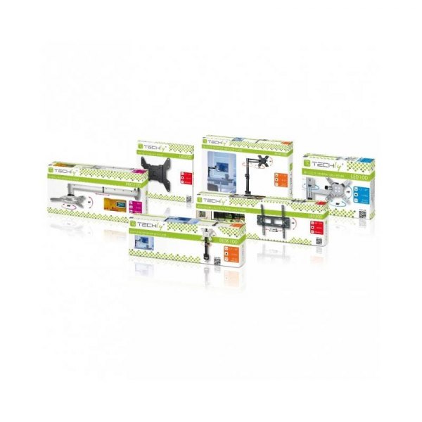 Uchwyt do mocowania LCD 23" - 55" - 45 Kg Ścienny pochylany Techly - obrazek 2