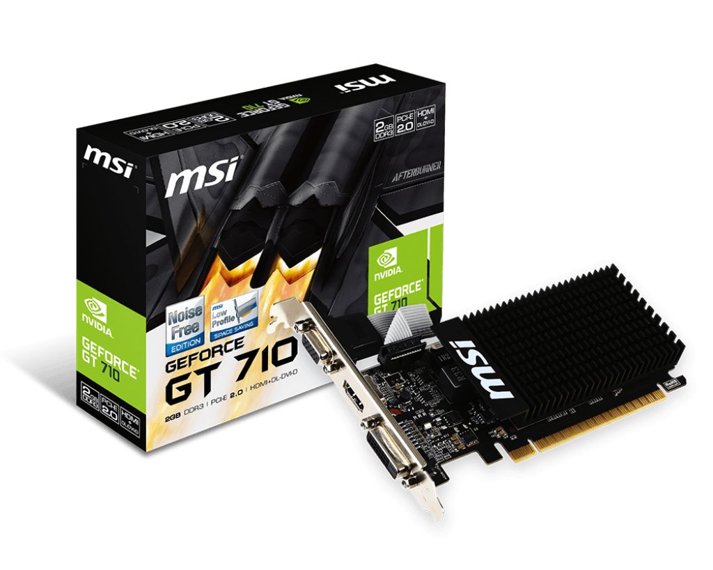GeForce GT 710  2GB   HDMI DVI  MSI