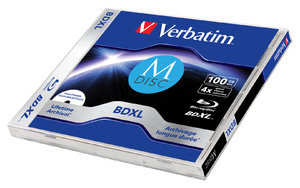 BD-R BluRay x4 100GB Verbatim M-Disc Jewel Case *5 Inkjet Printable - obrazek 3