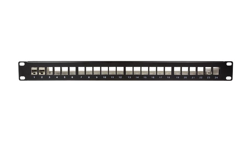Patchpanel 19" 1U 24 porty Keystone LogiLink - obrazek 2
