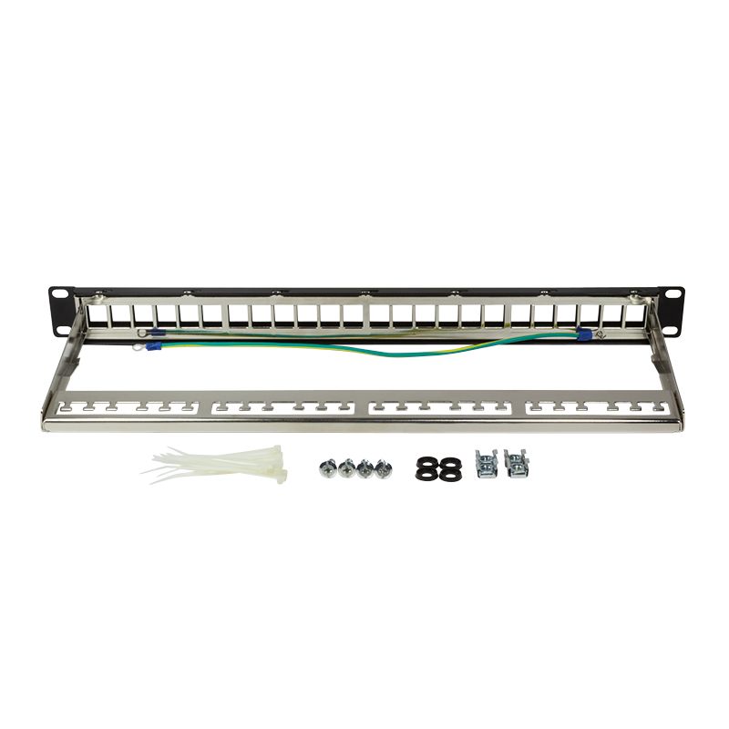 Patchpanel 19" 1U 24 porty Keystone LogiLink - obrazek 4